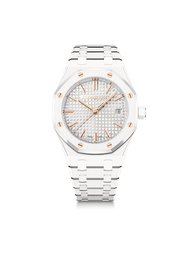 Audemars Piguet Unveils its First 34 mm Royal Oak Selfwinding in White Ceramic