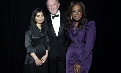Salma Hayek-Pinault and Oprah Winfrey at the Kering Foundation’s Caring for Women Dinner 2023